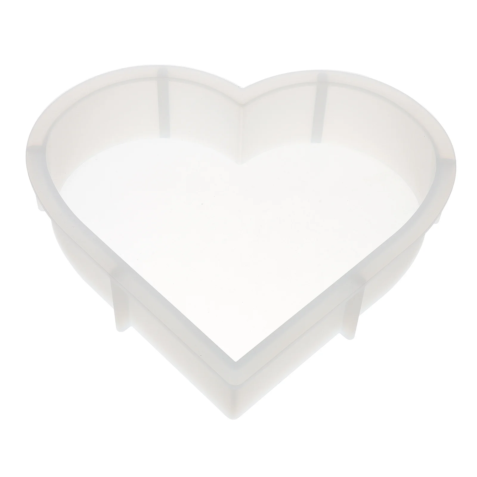 

Large Heart Mold for Resin Flexible Durable Bookend Decor Smooth Demolding Enjoyable Crafting Experience Heart Resin Mold