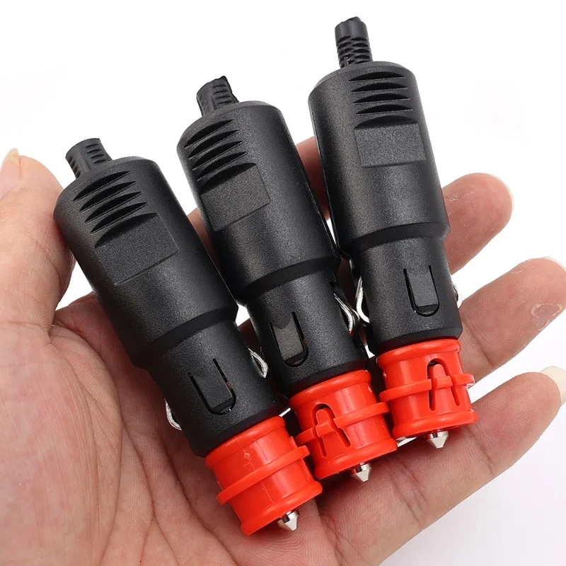 Multi-Purpose Socket Adapter Car Cigarette Lighter 12V-24V Plug Electronic Device Charging Simple Universal Car Accessory 1-5Pcs