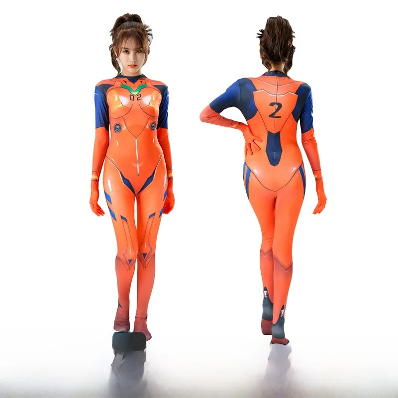 

Halloween Tight Onesie Suit DVA Song Hana Mingri Xiang Lingbo Cosplay Rocket Girls Women's Costume Stage Performance