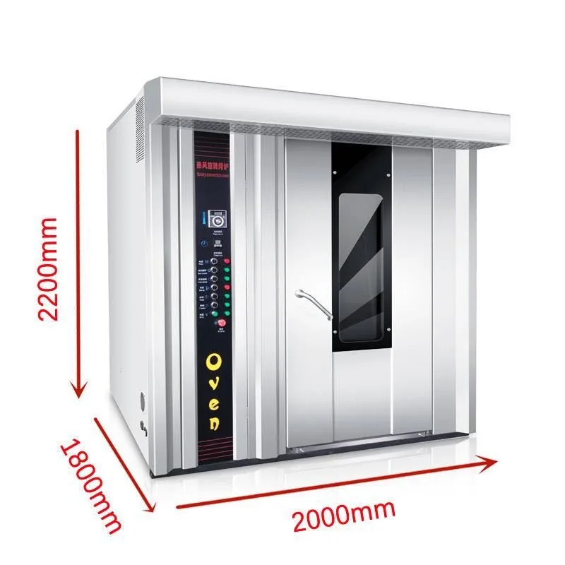 Sanmai Lar Commercial Oven Trolley Stove With Hot Air Circulation Rotary Furnace For Bread Bakery Restaurant Home Use