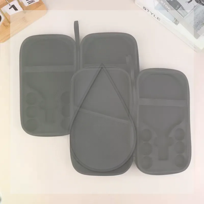 Table Tennis Racket Bag Portable Hard Shell Shockproof Anti-Fall And Wear-Resistant EVA Storage Bag Sports Table Tennis Bag
