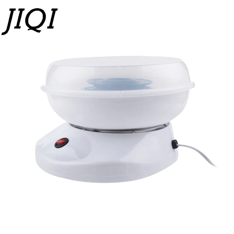 JIQI 110V/220V MINI Electric DIY Sweet Cotton Candy Maker Portable Marshmallow Cotton Sugar Fairy Floss Spun Machine EU US Plug