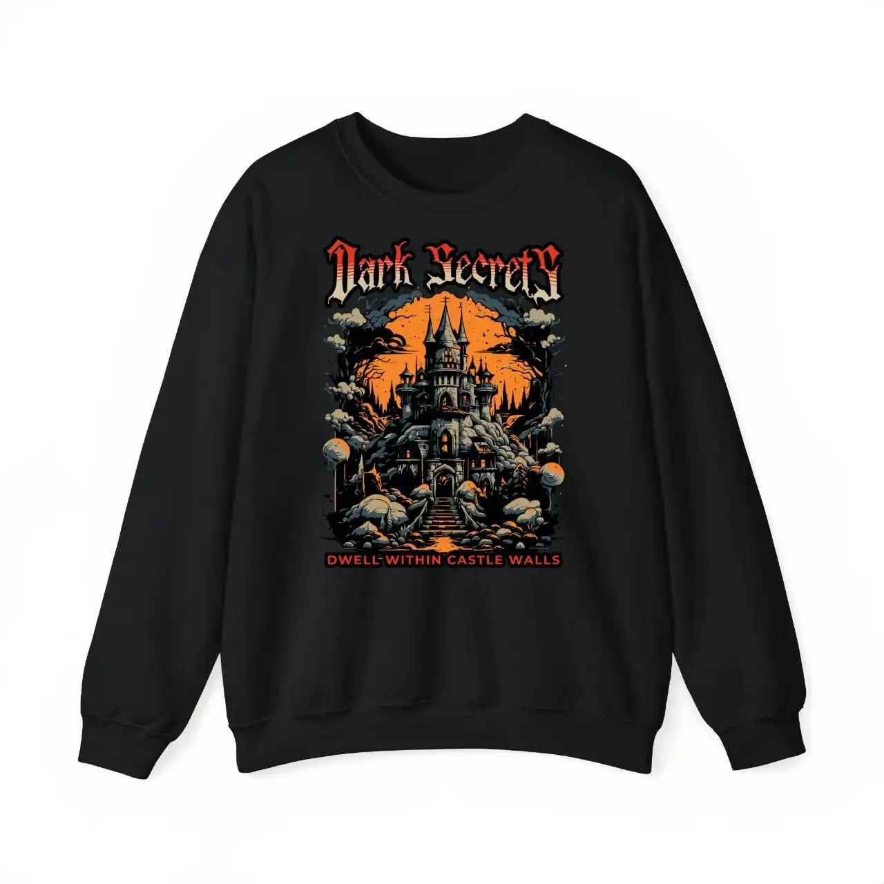 

Gothic Castle Sweatshirt Women's Dark Academia Crewneck Pullover for Vintage Aesthetic Gifts