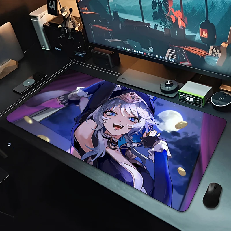 Honkai ستار السكك الحديدية تشفير ماوس الوسادة كبيرة الرياضة الإلكترونية لعبة لاعب ماوس الوسادة لوحة مفاتيح الكمبيوتر المحمول وسادة سجادة ضد الإنزلاق كوستر PC السجاد ماوس الوسادة