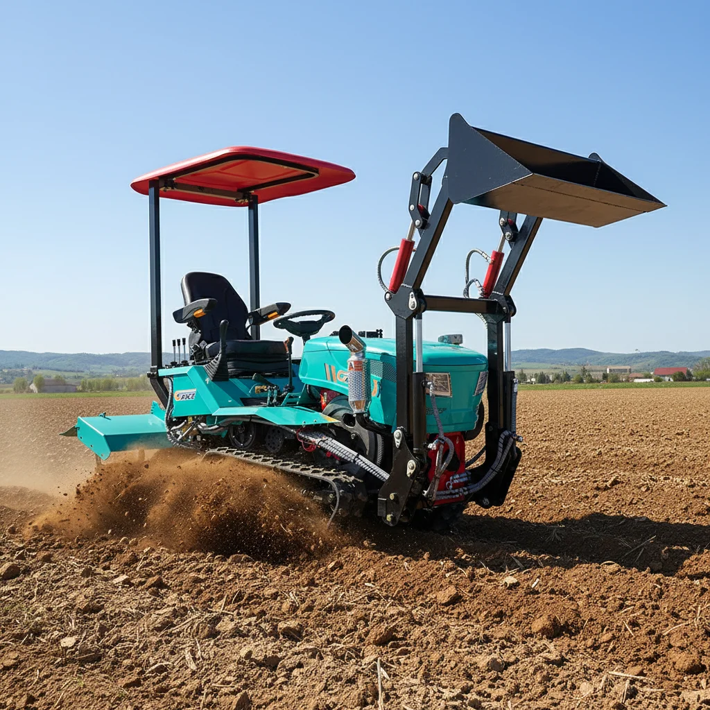 

Customize Compact Crawler Tractor For Orchard And Farmland Cultivation