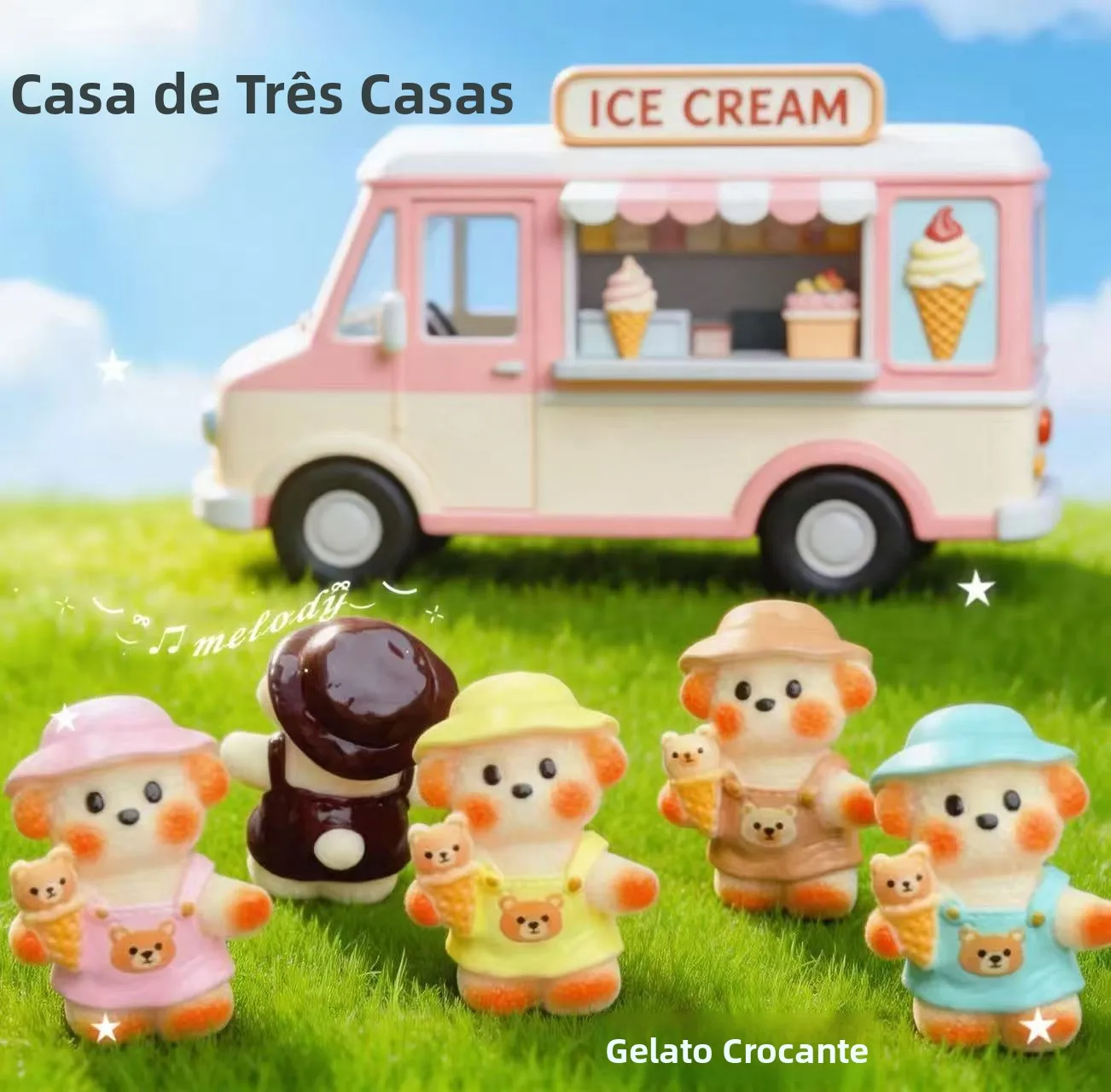 decoracao-de-mesa-diy-em-resina-cone-crocante-fofo-corrente-para-celular-Ima-de-geladeira-arte-de-acucar-tridimensional-e