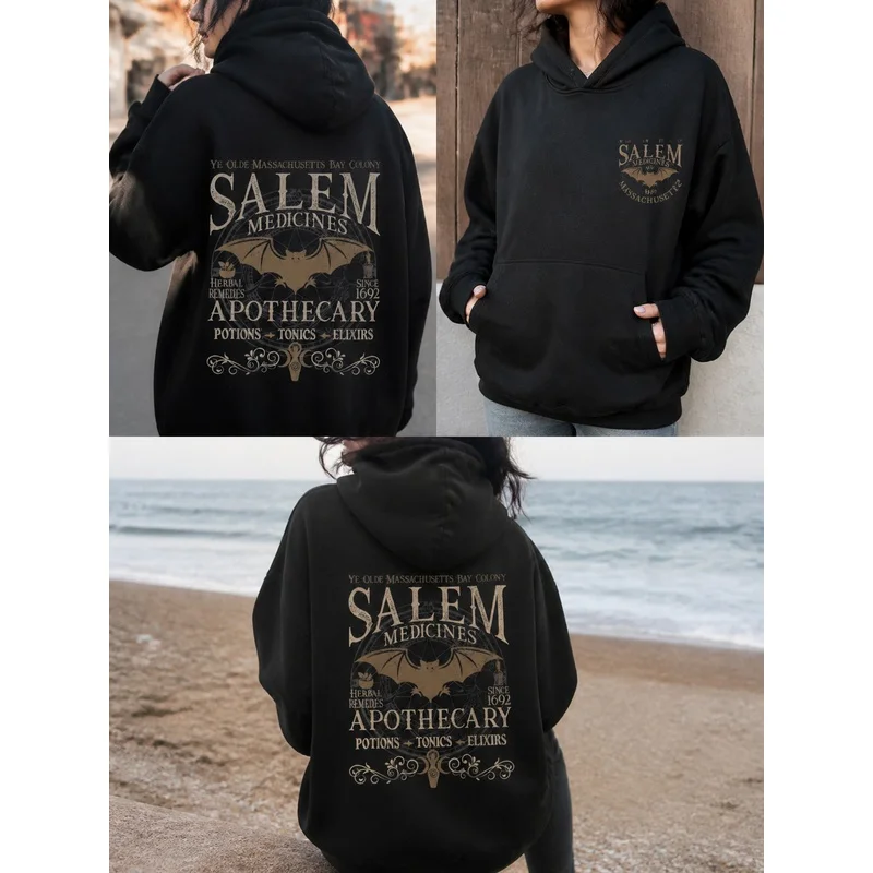 This year's new styleHoodie Soft fleece drawstring hooded sweatshirt With kangaroo pockets Loose-fit long-sleeve casual street
