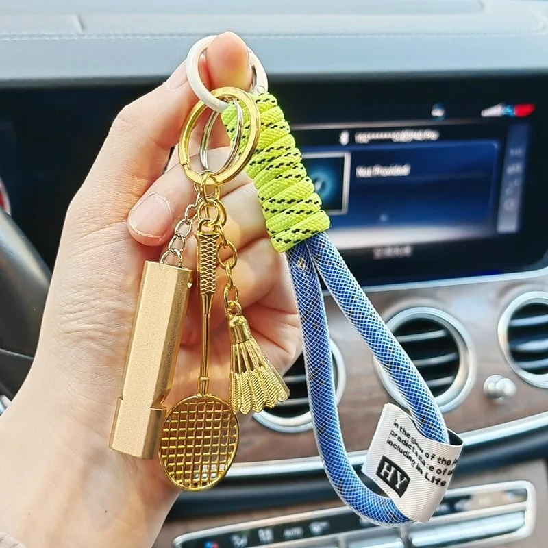 Badminton keychain hammer bag Schoolbag pendant accessories School Company Club Souvenir Prize Gift Gift