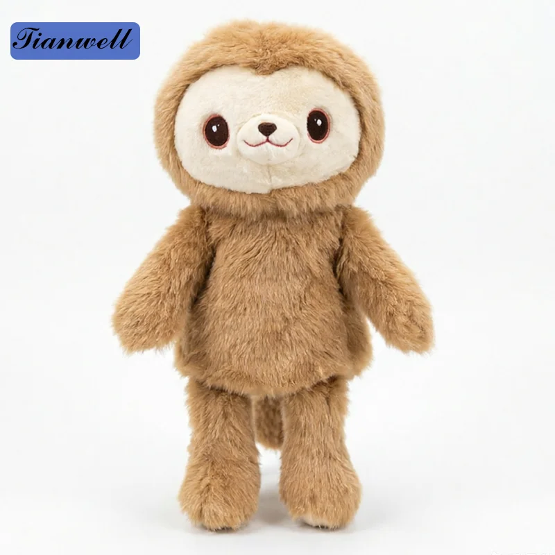 

Tianwell Golf Driver headcover Cute Coffee sloth Plush Cartoon Animal Wear Resistant Protective Golf Club Headcover