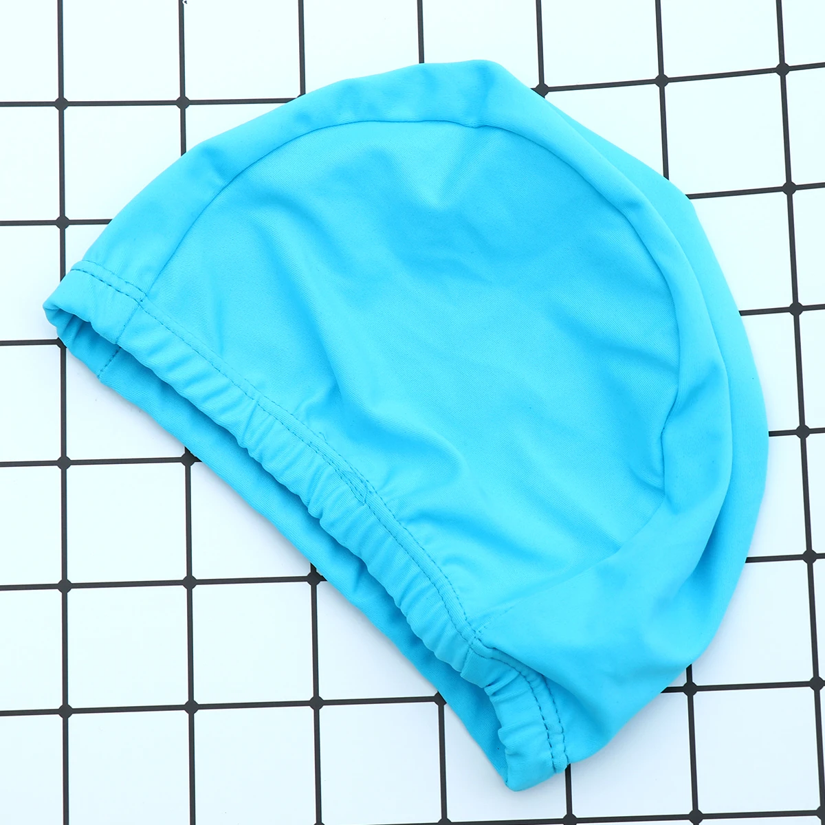 

2 Pcs Swimming Cap Fabric Bathing Hair Caps Long The Flowers Women Adult Ladies Hats for Girl Child