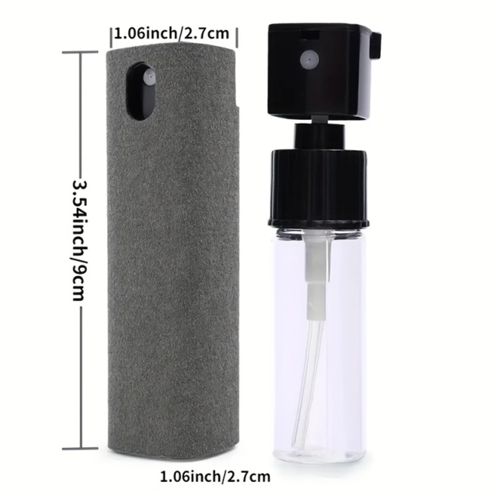 1/2/3pc 2 In 1 Screen Cleaner Spray Portable Tablet Mobile Phone Touch Screen Microfiber Cloth Dust Removal Cleaning Tool image 6