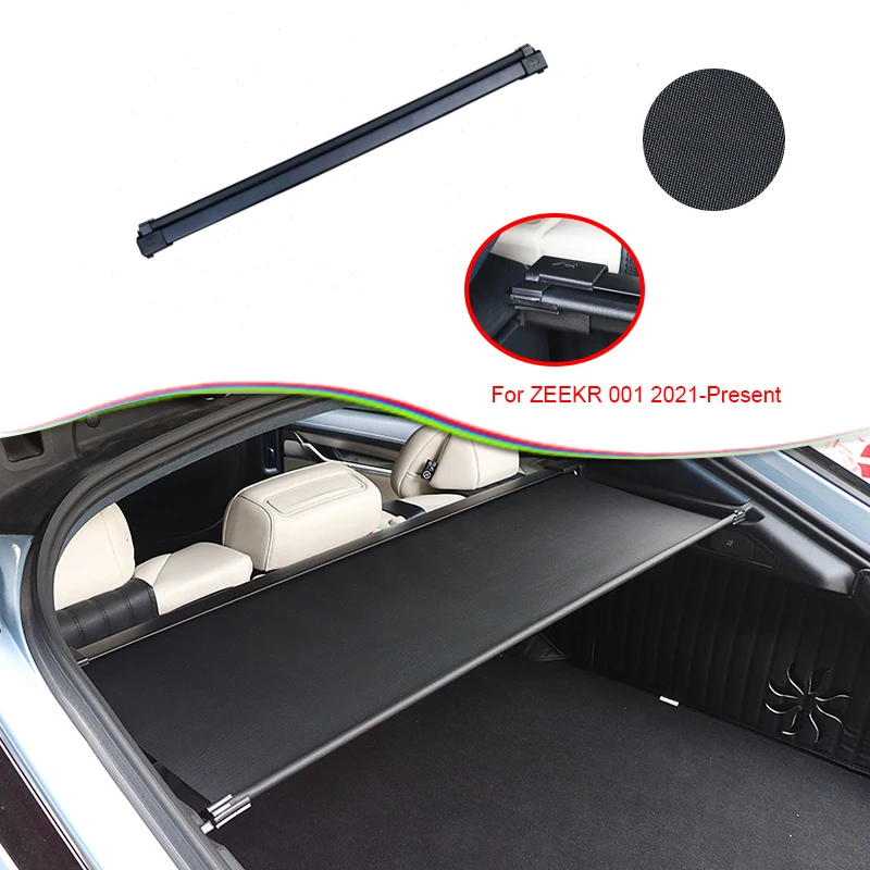 

Car Rear Trunk Curtain Cover Rear Rack Partition Shelter Interior Storage Decoration Auto Accessories For ZEEKR 001 2021-2025