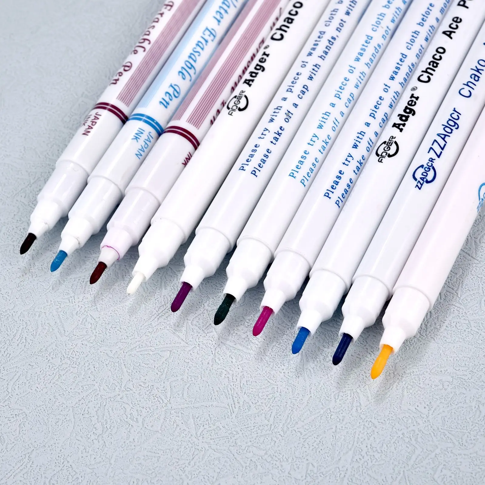 Disappearing Erasable Ink Fabric Marker Pen 1/3pcs Cross Stitch Water Erasable Pen Tailor'S Quilting Sewing Tools Dressmaking