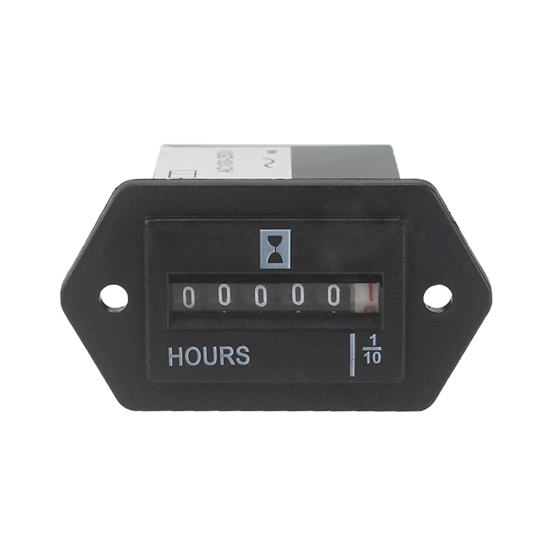 

SYS-1 AC100-250V DC10-80V Universal Electromechanical Hour Meter Counter 6 Digits Hour Meter 0~9999.9H