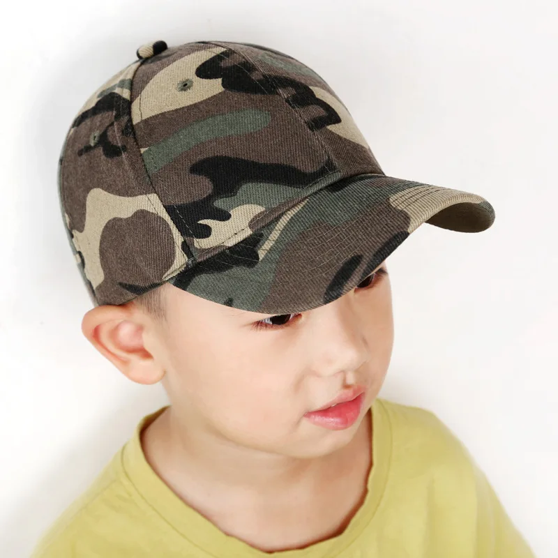 3-8Years Old Toddler Boys Girls Baseball Hat Super Soft Kids Camouflage Children Snapbacks Caps