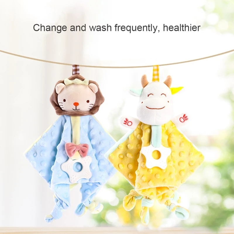 Cute Animal Baby Infant Soothe Appease Towel Soft Plush Comforting Toy Velvet Sleeping Doll Supplies