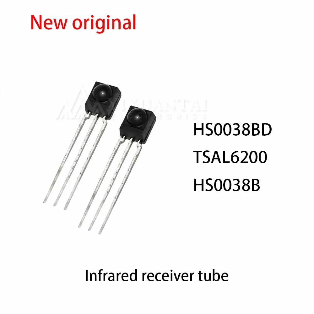 (10pcs) 100% New relay HS0038BD TSAL6200 HS0038B Infrared receiver