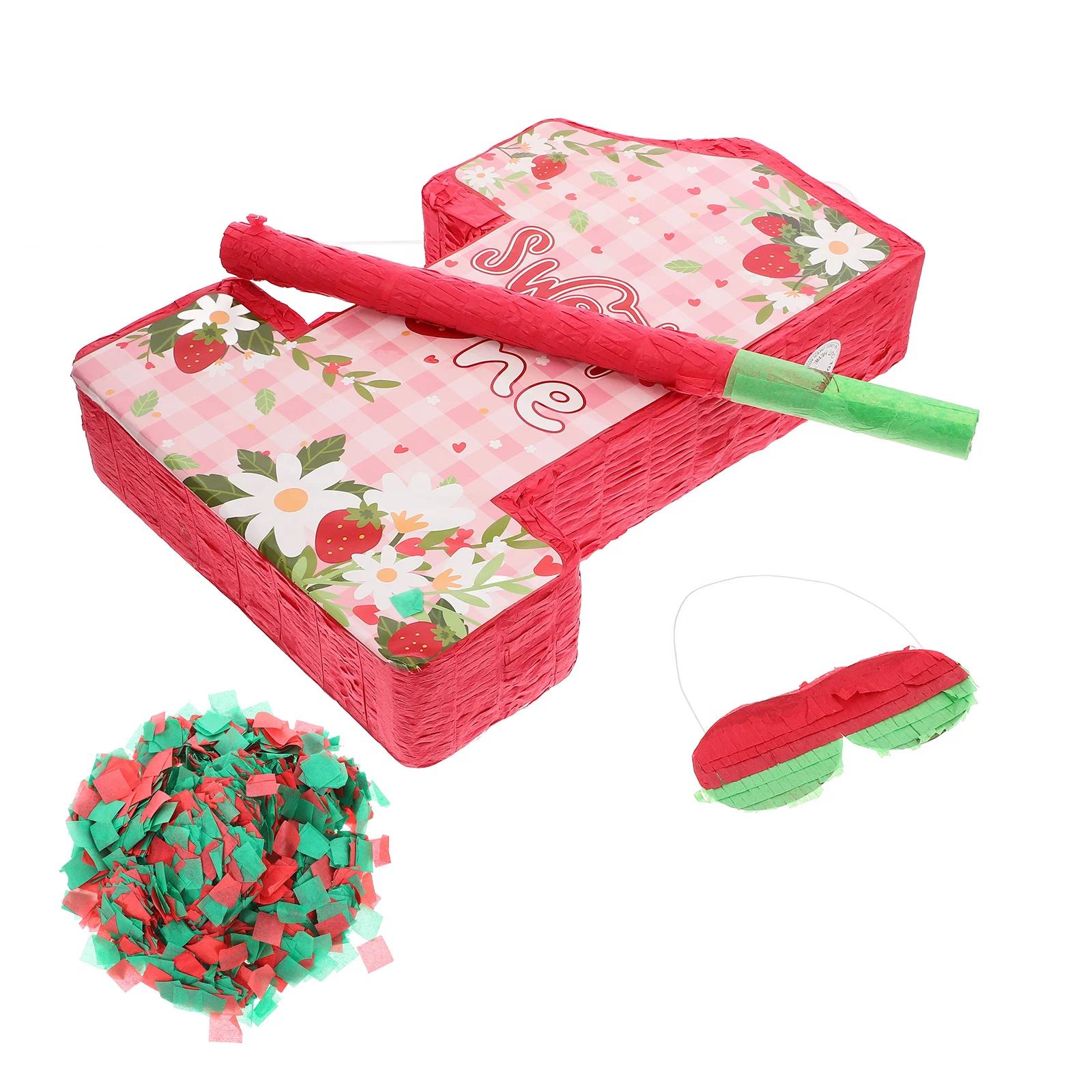 1 مجموعة لطيف عدد بيناتا حفلة عيد ميلاد الديكور متعة ورقة بيناتا للاحتفال بعيد الميلاد حدث سعيد جميل حفلة لصالح لعبة