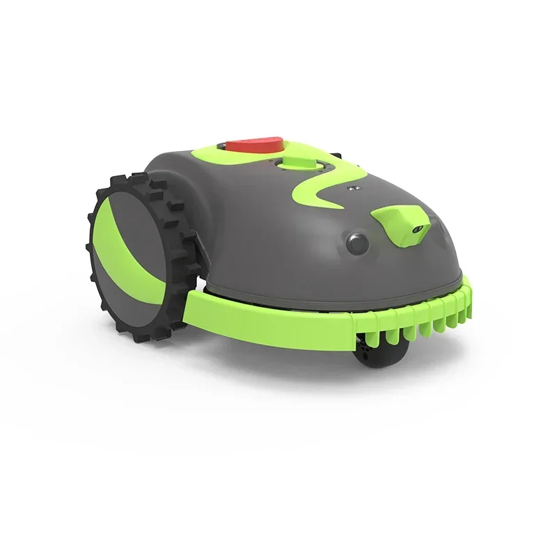 2024 Robotic Lawnmower Smart Grass Cutter Removable 4.0Ah 200sqm Visual Sensor No Boundary Wire for Small Garden