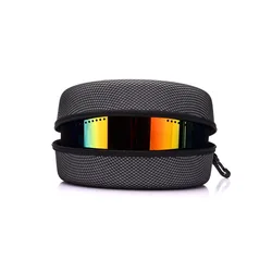 Portable EVA Ski Glasses Protector Case Snowboard Skiing Eyewear Cover Sunglasses Zipper Hard Box Holder Gift Without Goggles