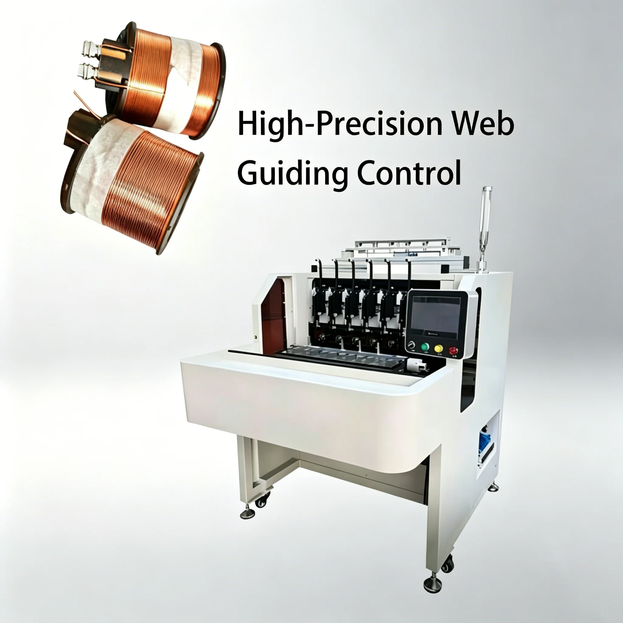 6 Station Correction Arrangement Solenoid Coil Winding Machine