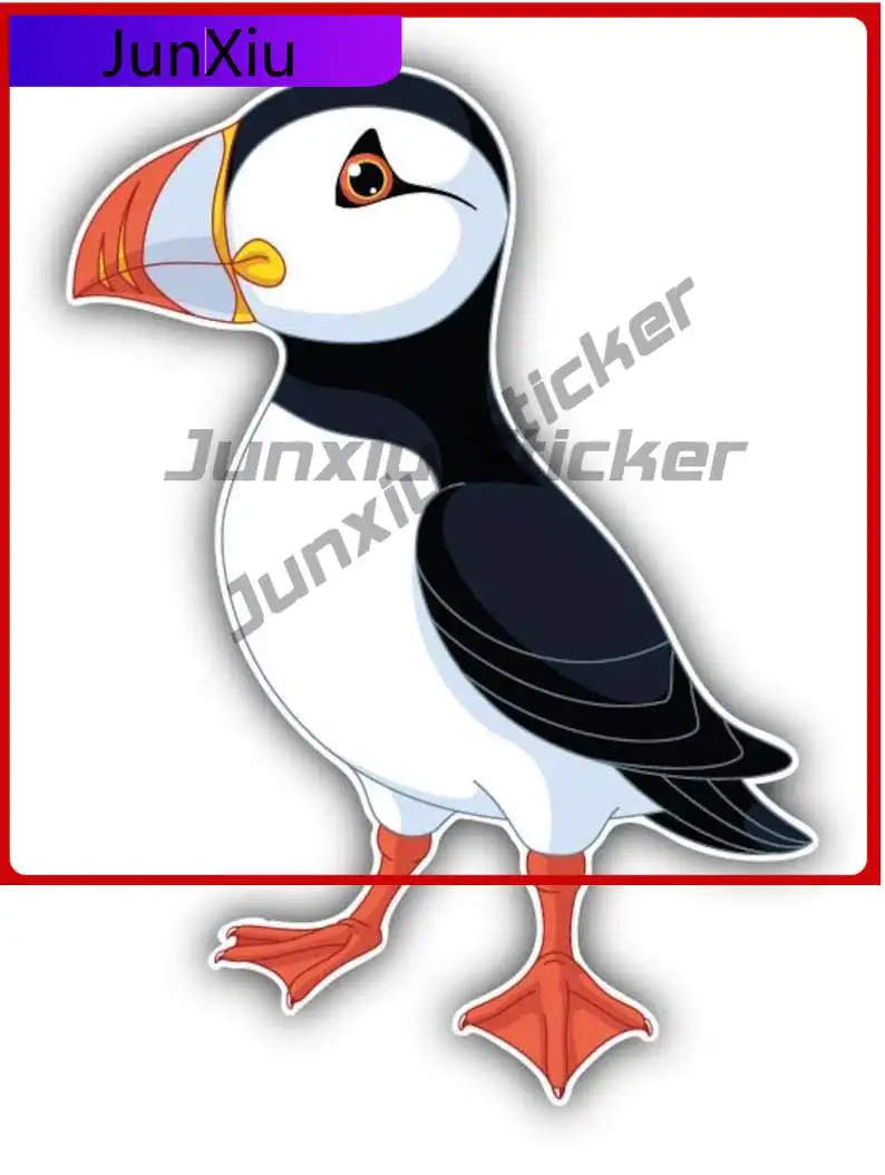 Atlantic Puffin Car Vinyl Sticker Bumper Camper Bodywork Laptop Decal Exterior Accessories Decoration Out Door Car Sticker To Co