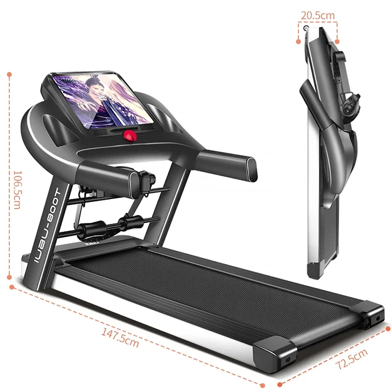 Good Quality Gym Equipment Electric Motorized Treadmills With 10\