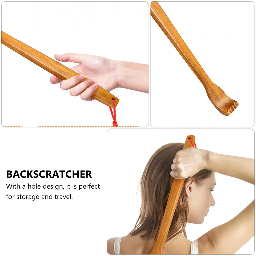 

Набор из 2 деревянных массажных палочек-чесалок премиум-класса, прочные, с длинной ручкой, для снятия зуда, практичный подарок