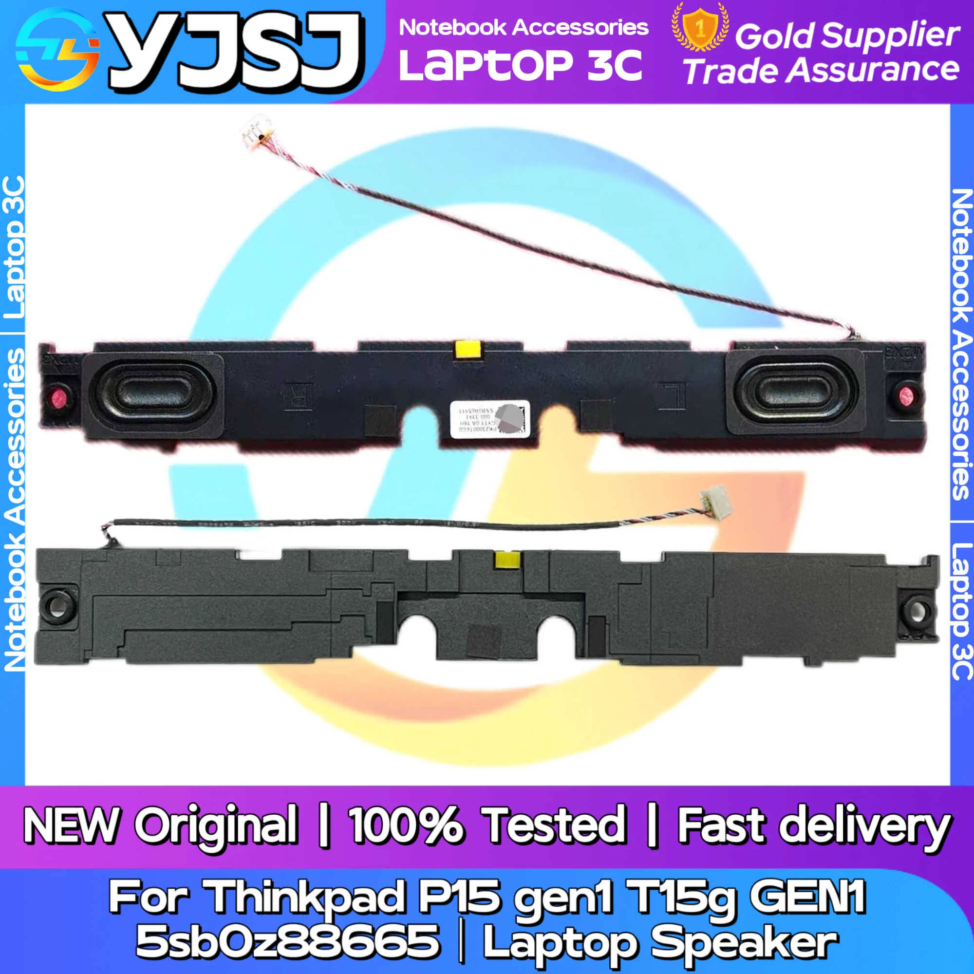 

New Original Laptop Speaker For LENOVO Thinkpad P15 Gen1 P15 Gen 2 T15g Gen 2 built-in speaker horn audio 5SB0Z88665 PK23000X5V0