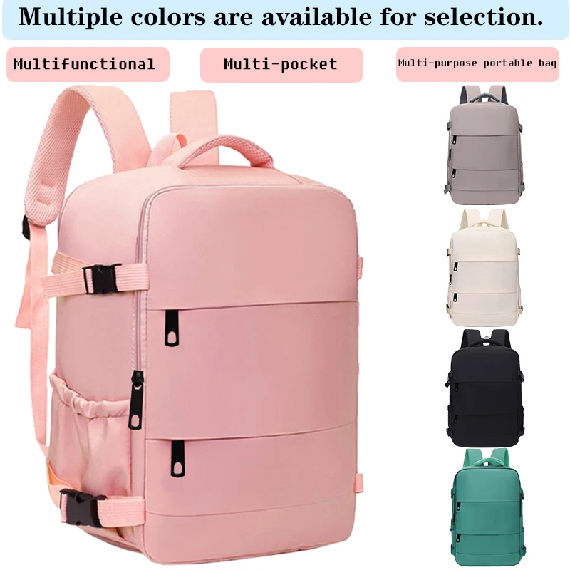 Mochila para Portátil Versátil y Resistente al Agua para Uso Diario, Diseño Unisex Moderno, Bolsillos Laterales para Botella de Agua y Accesorios Pequeños