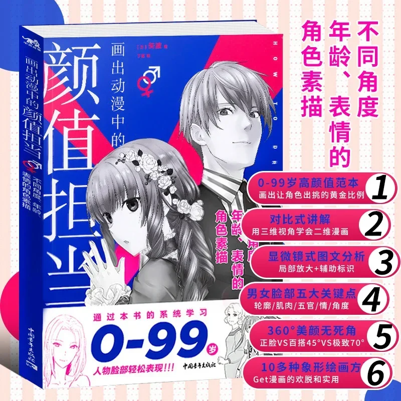 How To Draw Manga Draw The Beauty and Handsome in Comic : Zero Basic Cartoon Tutorial of Character Expression Sketch Book
