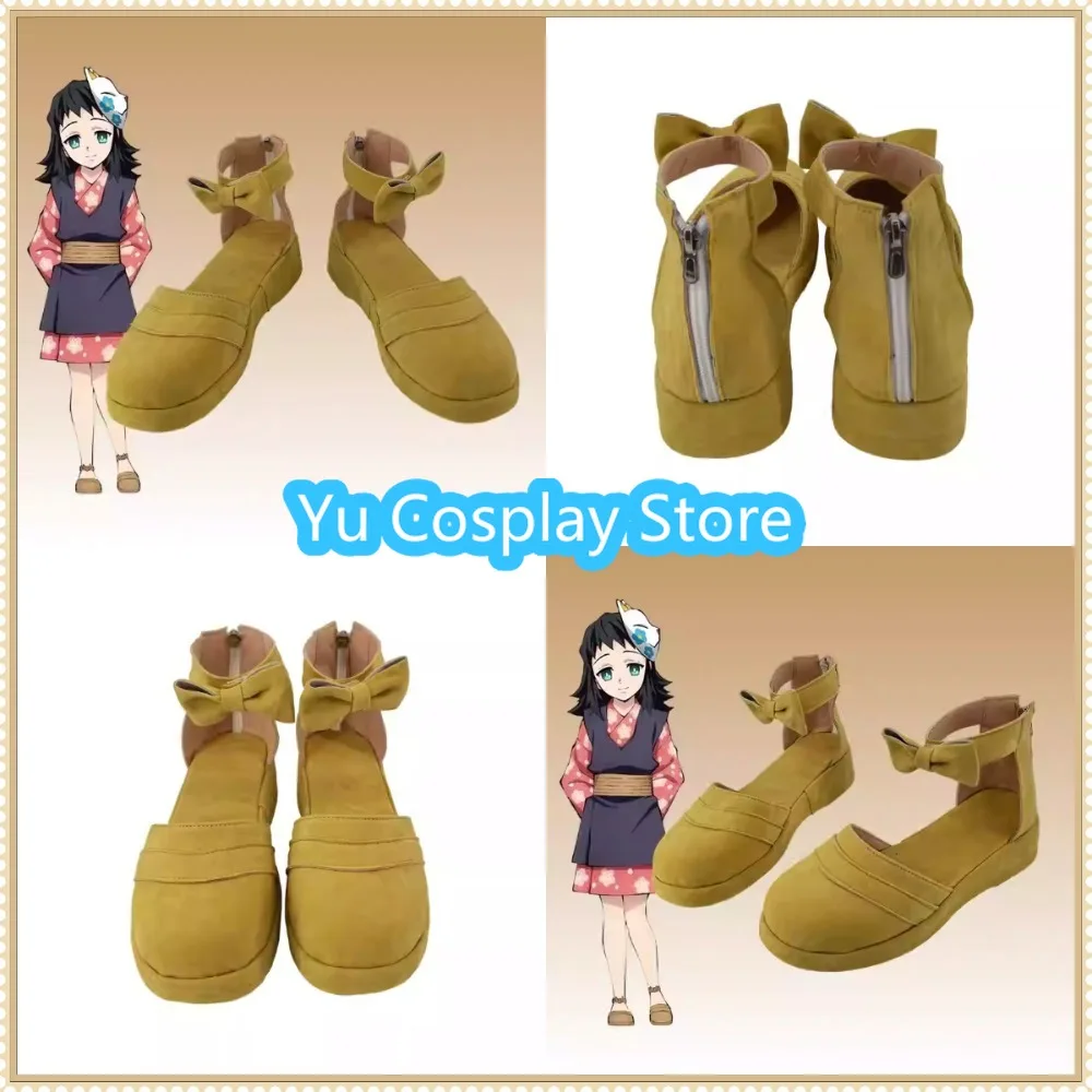 Yaiba Makomo Cosplay Shoes Traditional Geta Sandals Style Custom Made Anime Expo Role Play