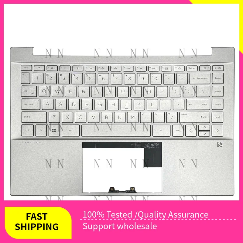 

YUZG New For HP Pavilion 14-DV TPN-Q244 Palmrest W/US Backlit Keyboard M16651-001