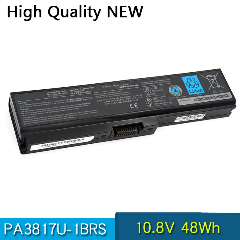 Новый PA3818U PA3817U-1BRS-1BAS аккумулятор для ноутбука Toshiba Satellite A660 C640 C650 C655 C660 L510 L630 L640 L650 U400 L750