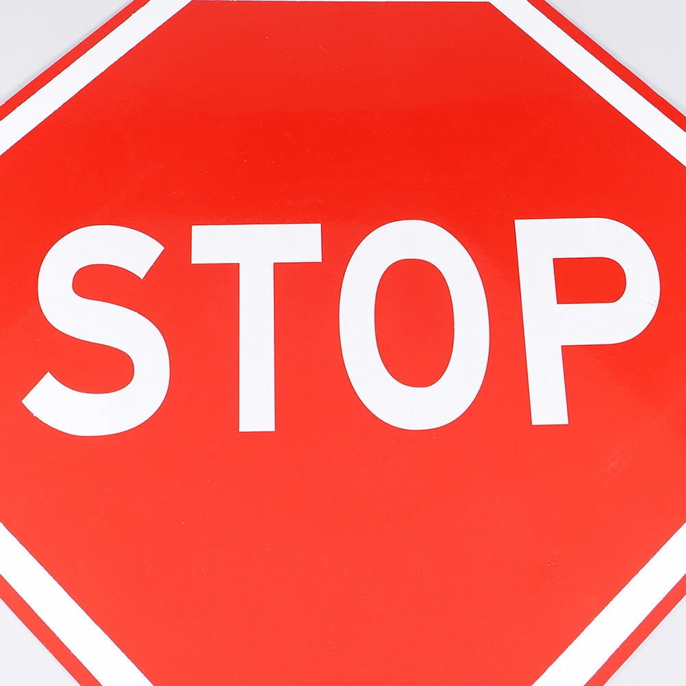

1Pcs 30x30cm Stop Sign Aluminium Plate Regulatory Traffic Street Safety Notice Wall Decoration Classic Vintage Stop Sign