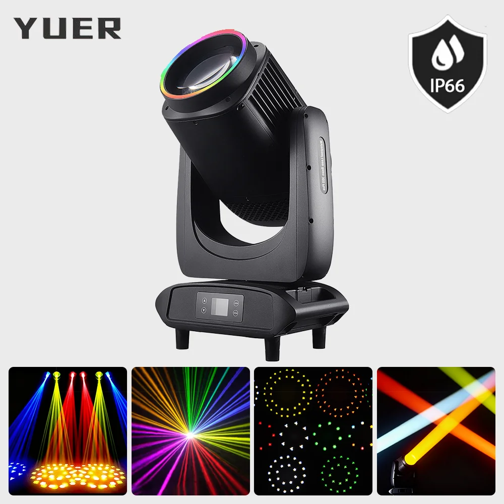 

Лазерный источник света 120 Вт, водонепроницаемый луч с подвижной головкой и кольцом 13 гобо, двойная призма, фокус, эффект радуги для диско-бара DJ