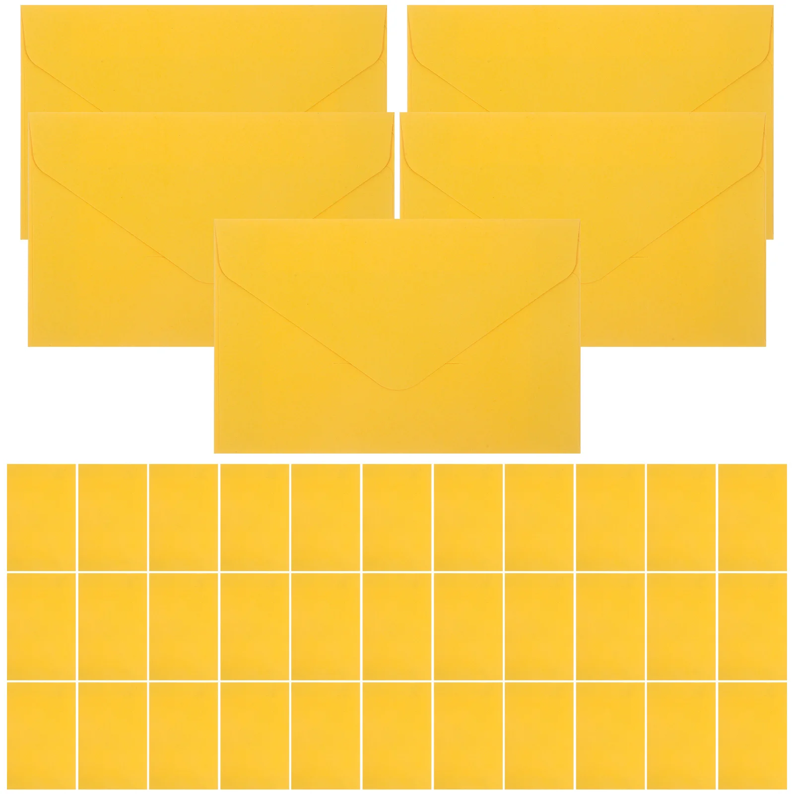 100 envelopes dourados dos pces fortes resistentes ao desbotamento para o banquete do evento corporativo envelopes compactos delicados convite a granel