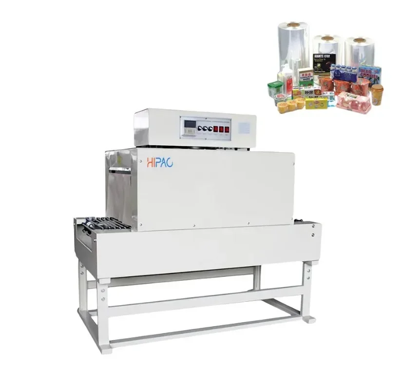 【Brand new】Hipac BSD400 Semi-Automatic Shrink Packing Machine Mini Small Heat Shrink Tunnel for Book Film & Bottle Wrap Packagin