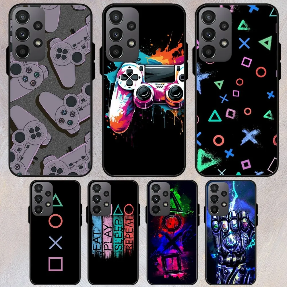 P-PlayStation game Phone Case For Samsung Galaxy S22 S23 S24 S30 Note 20 10 Plus Lite FE ULTRA Shell