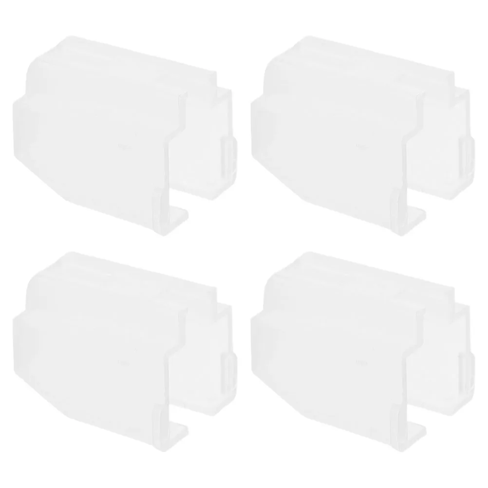 

4 Pcs Cartridge Protective Cover Record Needle Protectors Turntable and Stylus Care White Covers Replacements