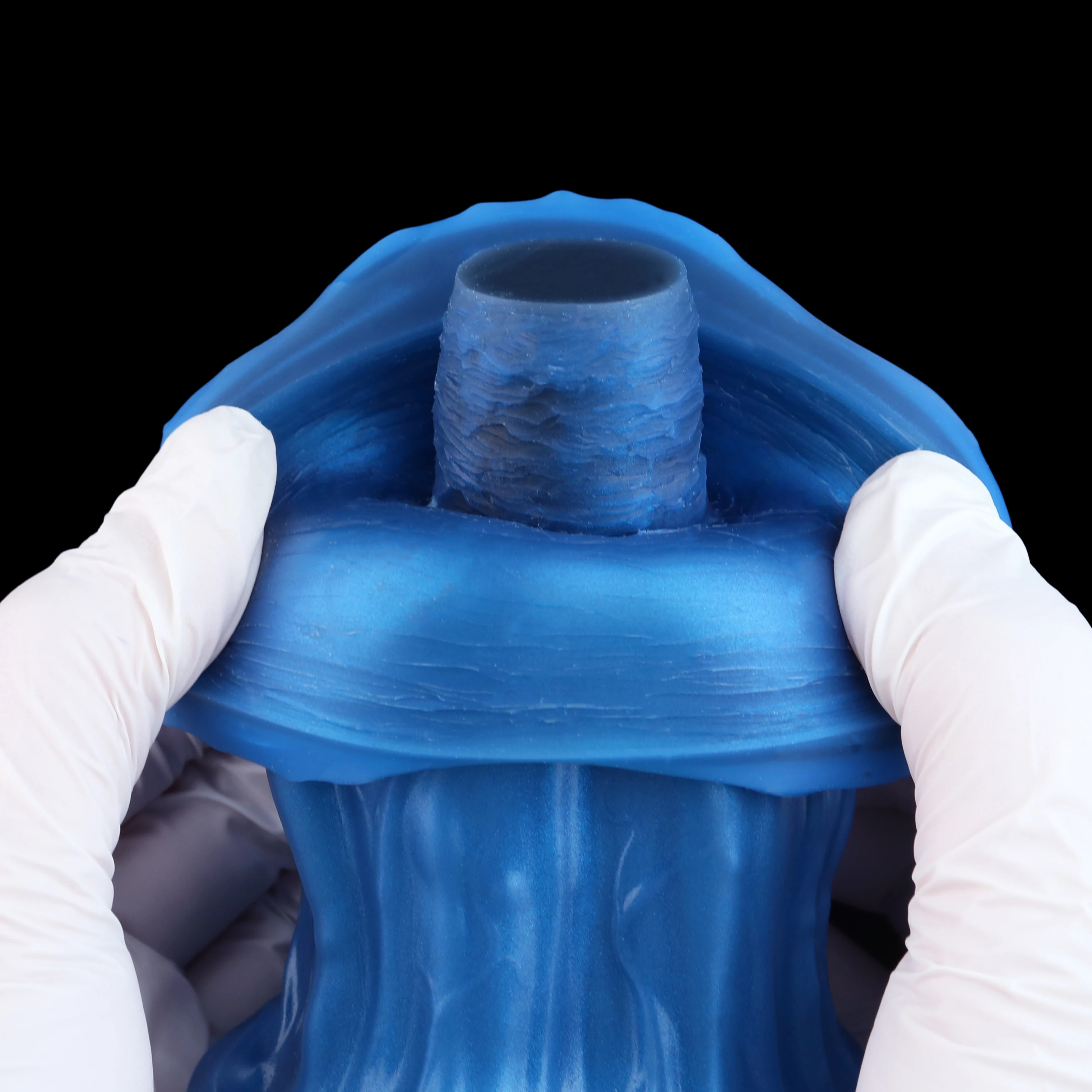 LEZEE مزدوجة الطبقات دسار سيليكون الكلب قضبان اصطناعية الكبار الموزه بوتيسد الاختراق المكونات الشرج الشرج موسع الجنس لعب للنساء #6