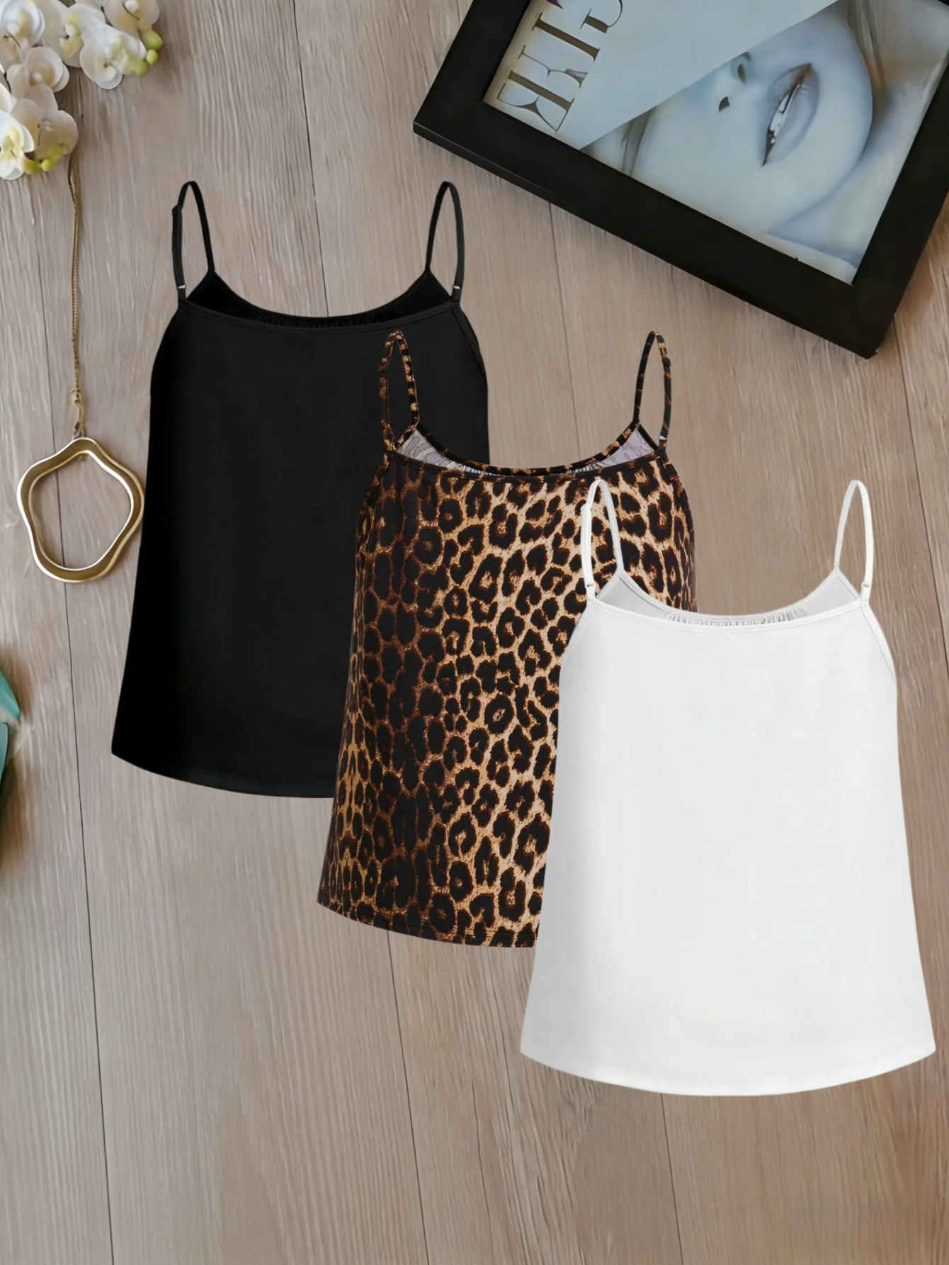 Übergrößen Damen 3-teiliges Set Tanktop - alternate angle