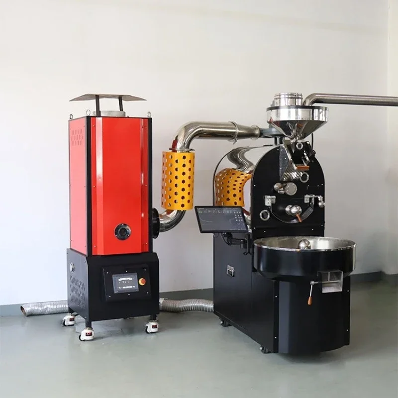 Fully automatic coffee roasting machine, commercial coffee bean roasting equipment, food roasting machine