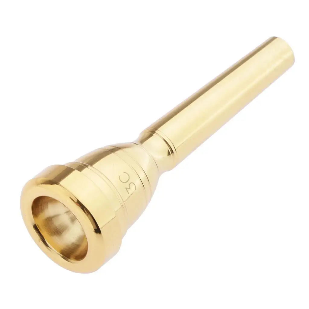 3C Size Rich Tone Shape Trumpet Mouthpiece Accessories Copper Alloy