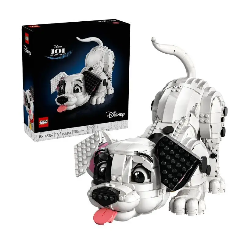 

Lego Disney 43269 101, верная собака для мальчиков и девочек, детский день, строительные блоки, подарочная игрушка