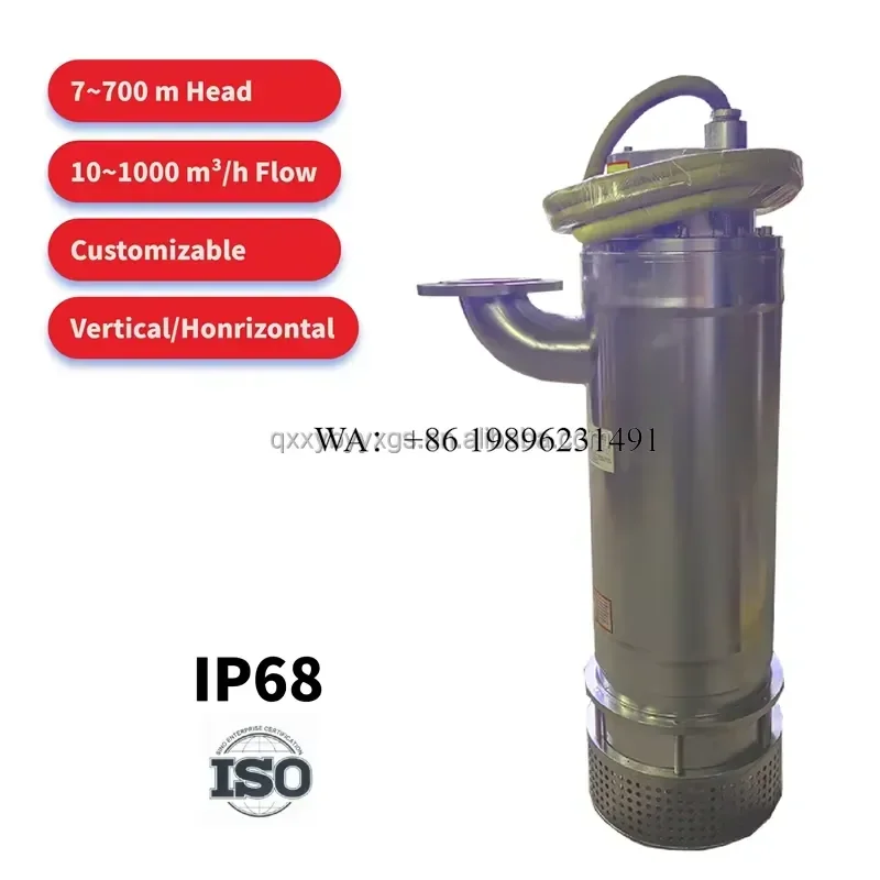 Wmwmnu for High Pressure Stainless Steel Iron Submersible Centrifugal Sea Water Impeller Salt Water Desalination Chemical