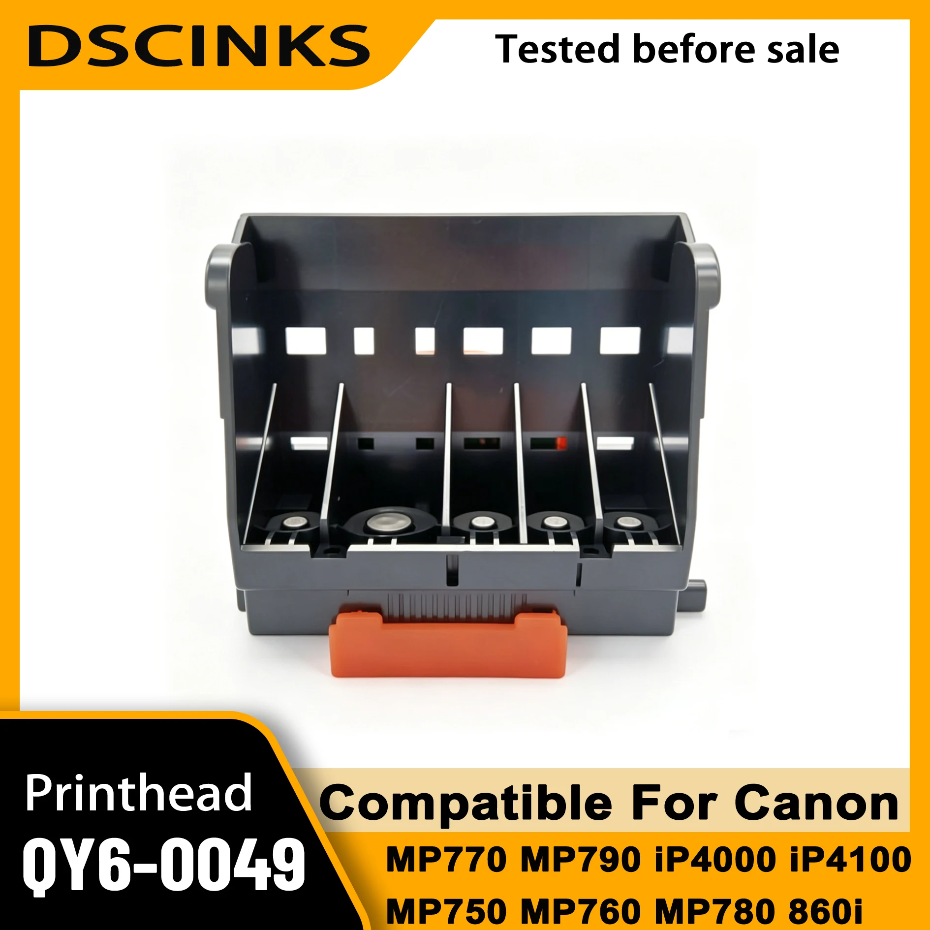 

Refurbished QY6-0049 printhead for Canon MP770 MP790 iP4000 iP4100 MP750 MP760 MP780 860i 865R i860 i865 MP770 MP790 printer