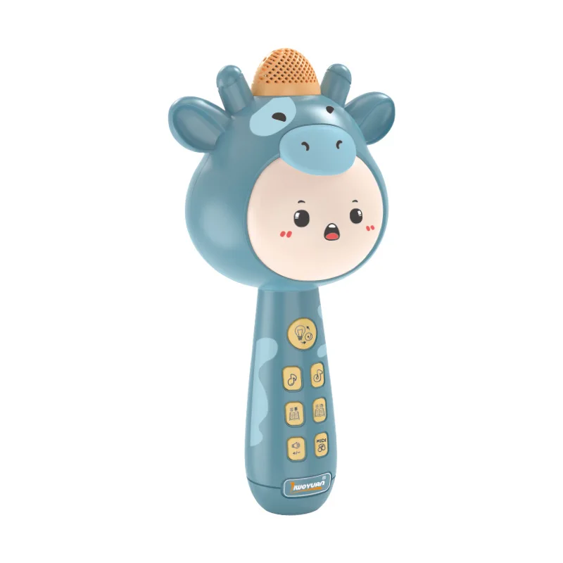 Microphone Bluetooth Cartoon Story Chant Machine pour enfants, jouet vocal, musique karaoké, garçons, filles, bébé