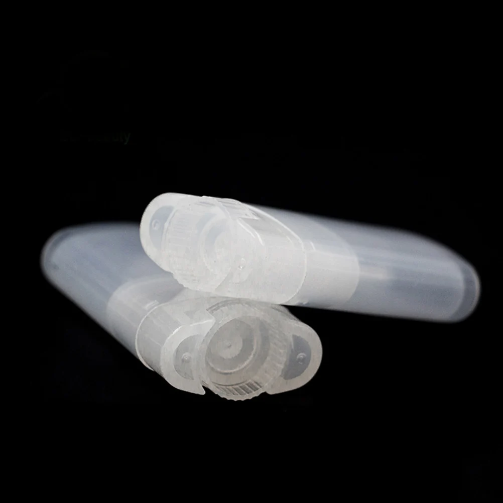 

10Pcs Transparent Lipstick Tube Empty Lip Balm Container Lightweight Easy Carry Travel Storage Empty Lip Balm Container