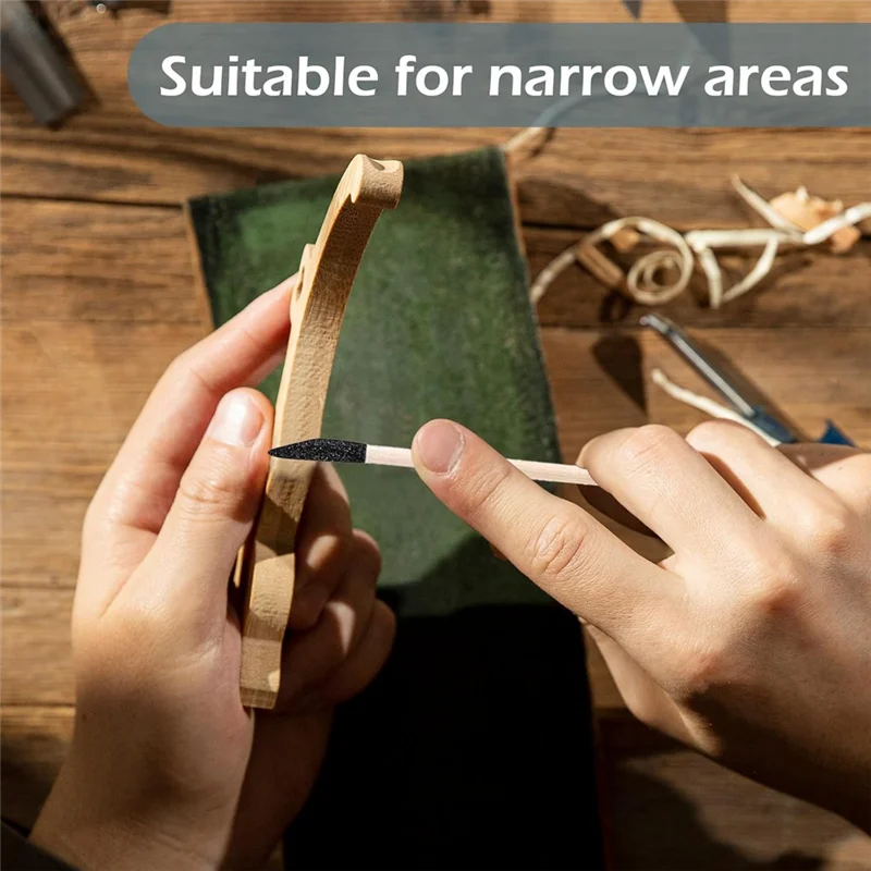 

AT29-двусторонние шлифовальные палочки с зернистостью 120/280, набор из 50 предметов для моделей из дерева и пластика, 5,4 х 0,2 дюйма